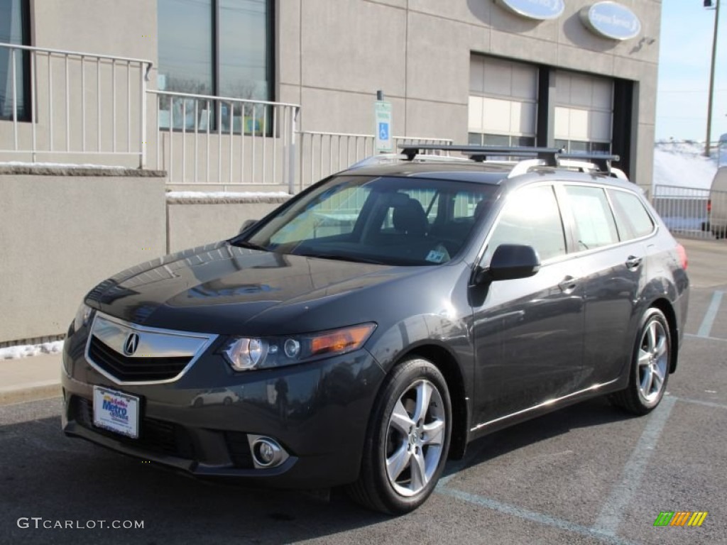 2011 TSX Sport Wagon - Graphite Luster Pearl / Ebony photo #1