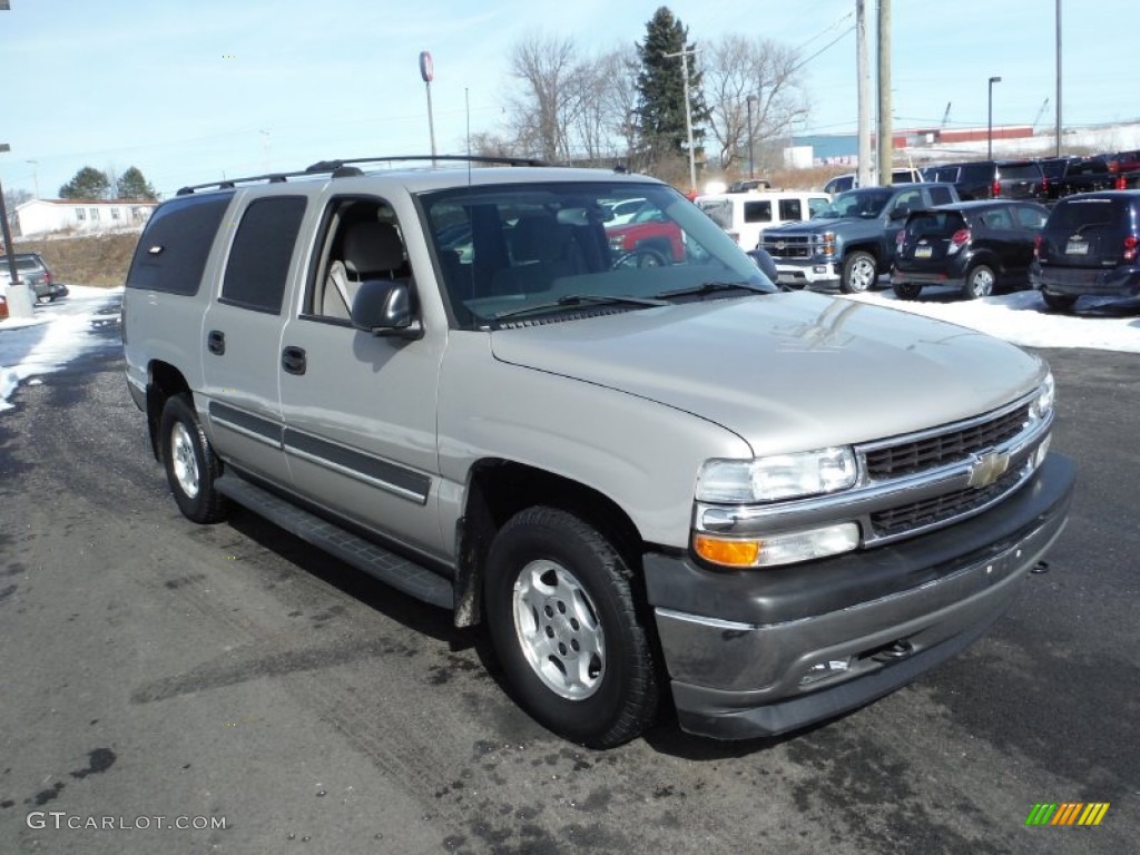 2005 Suburban 1500 LS 4x4 - Silver Birch Metallic / Gray/Dark Charcoal photo #5
