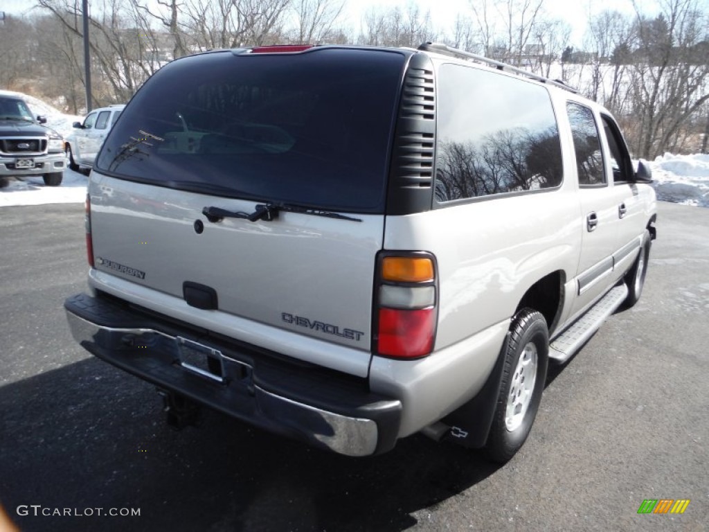 2005 Suburban 1500 LS 4x4 - Silver Birch Metallic / Gray/Dark Charcoal photo #8