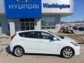 2013 Century White Hyundai Accent SE 5 Door  photo #2