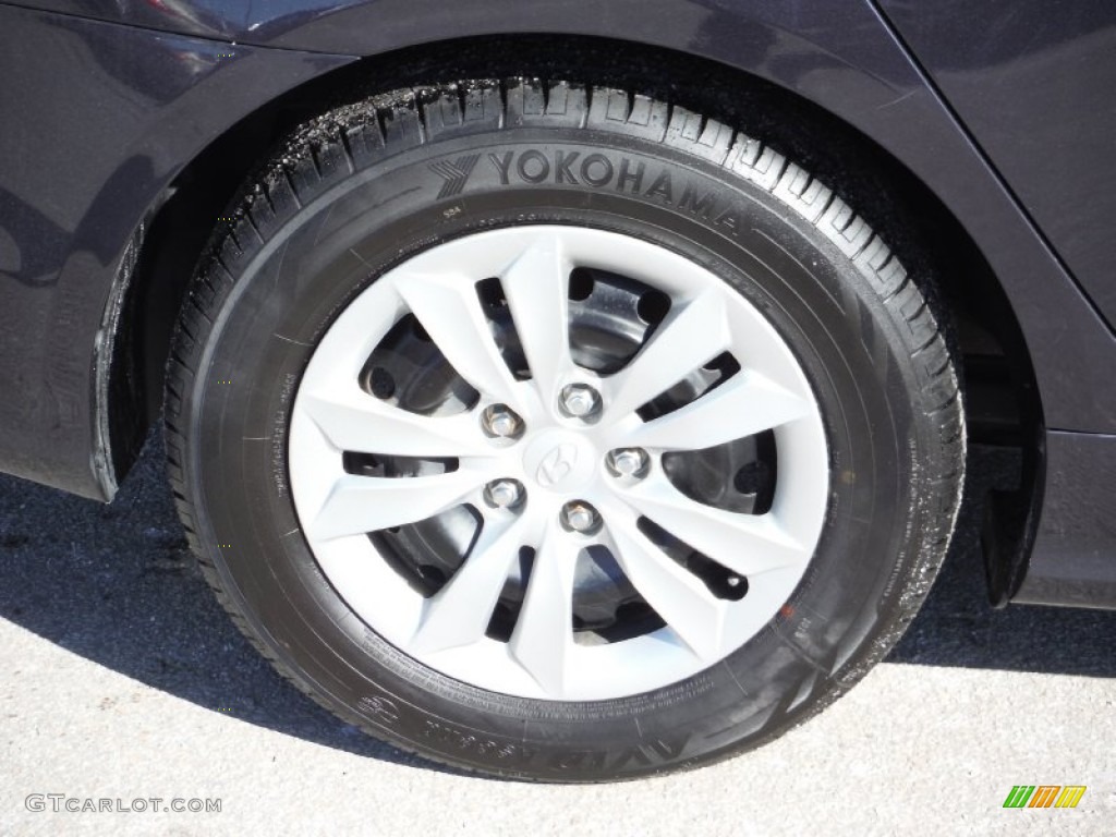 2011 Sonata GLS - Black Plum Pearl / Camel photo #3
