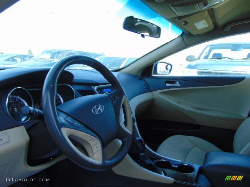 2011 Sonata GLS - Black Plum Pearl / Camel photo #10