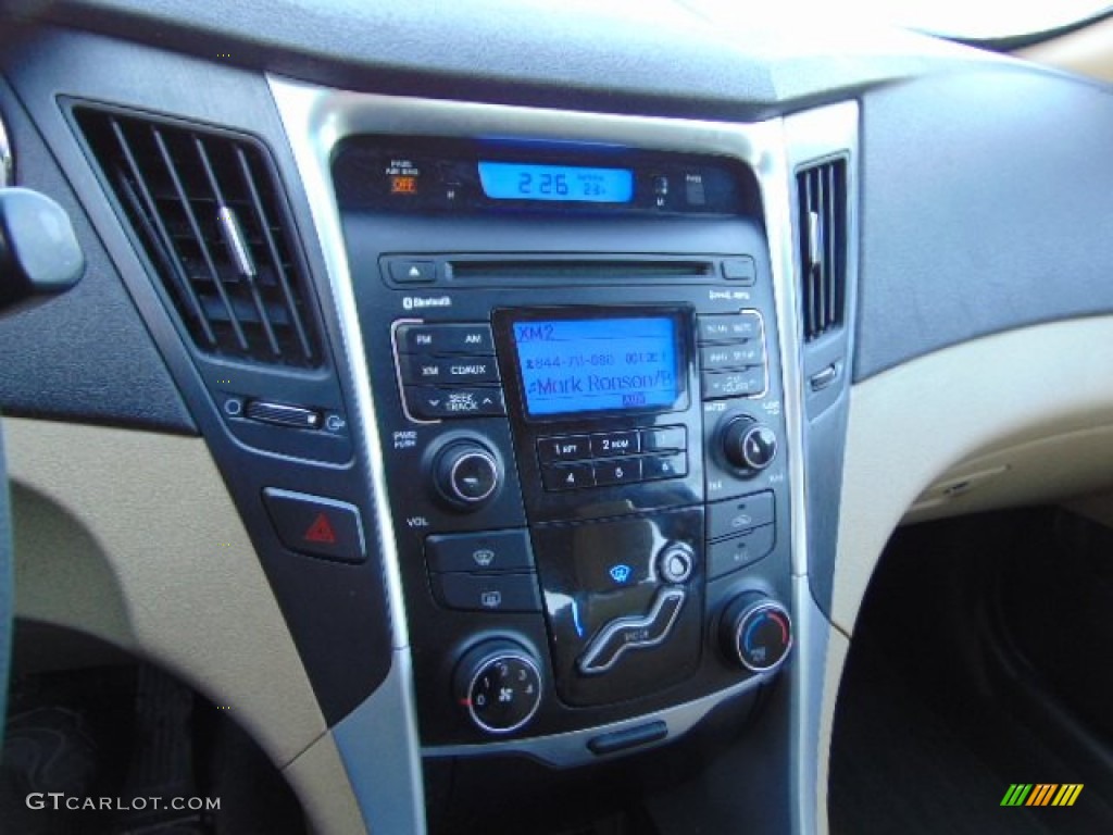2011 Sonata GLS - Black Plum Pearl / Camel photo #14