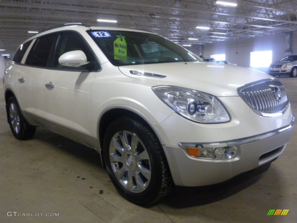 White Opal 2012 Buick Enclave AWD Exterior Photo #101739435