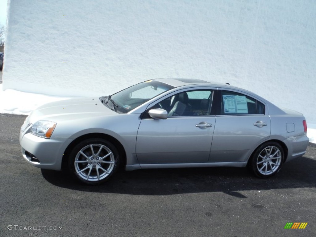 2012 Galant SE - Quick Silver / Black photo #2