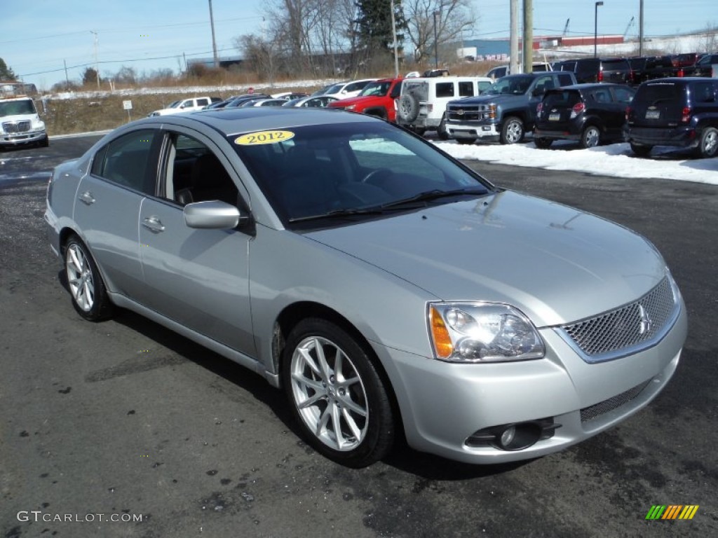 2012 Galant SE - Quick Silver / Black photo #5