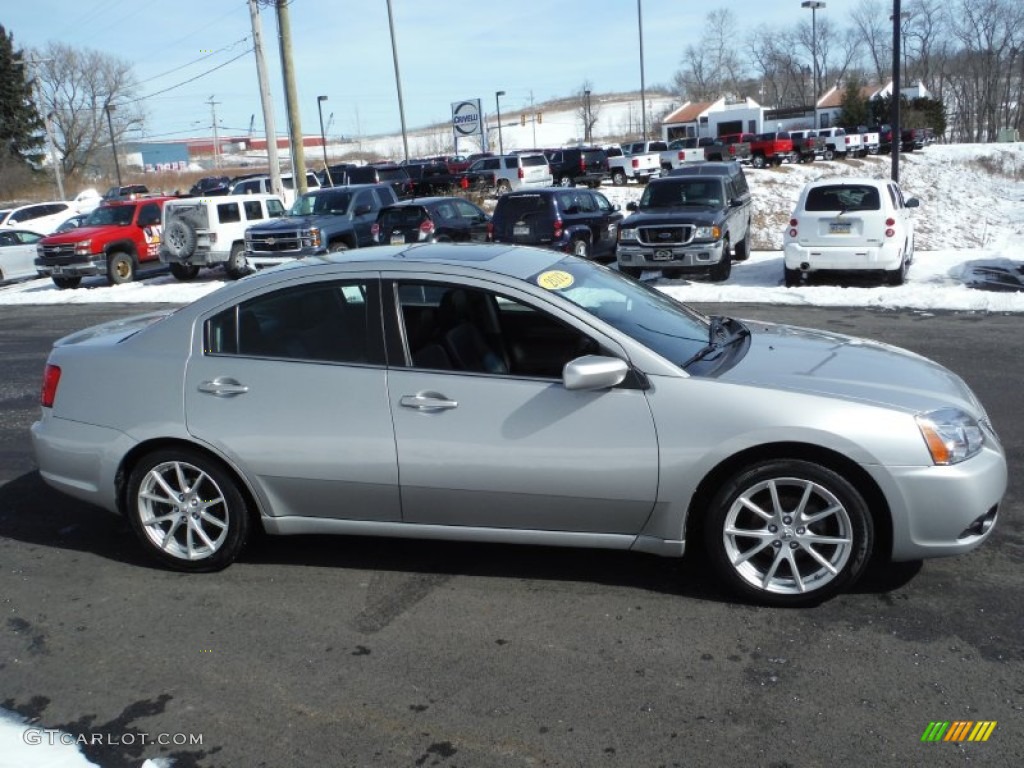 2012 Galant SE - Quick Silver / Black photo #7