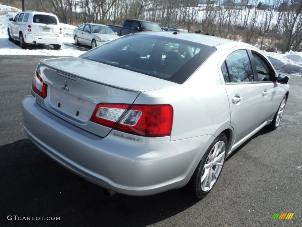 2012 Galant SE - Quick Silver / Black photo #8