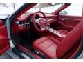 Carrera Red Natural Leather 2014 Porsche 911 Carrera 4S Cabriolet Interior Color