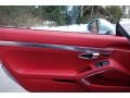 Carrera Red Natural Leather 2014 Porsche 911 Carrera 4S Cabriolet Door Panel