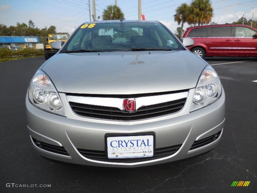 2008 Aura XR - Silver Pearl / Gray photo #13