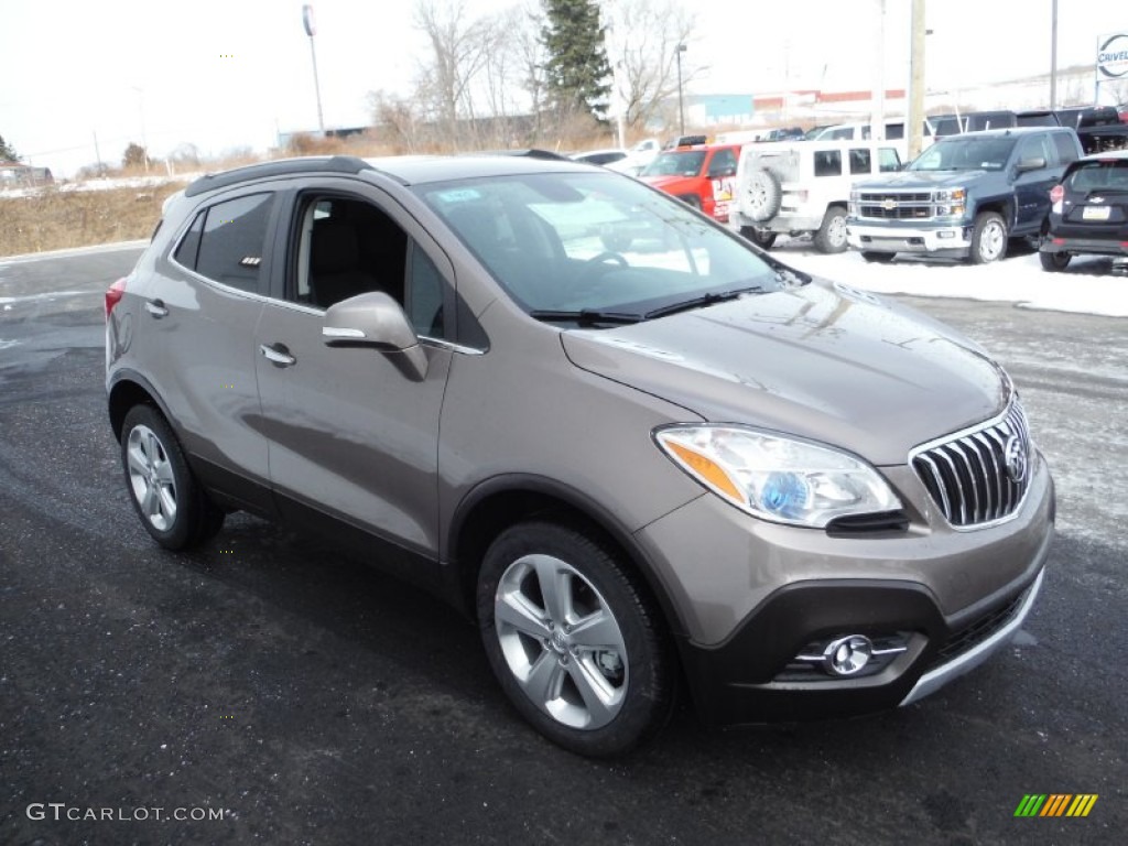 Cocoa Silver Metallic 2015 Buick Encore Convenience AWD Exterior Photo #101741271