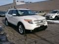 2014 White Platinum Ford Explorer Limited 4WD  photo #1