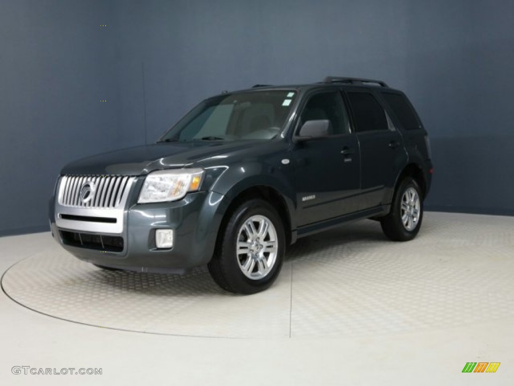 2008 Mariner V6 - Tungsten Grey Metallic / Black photo #4