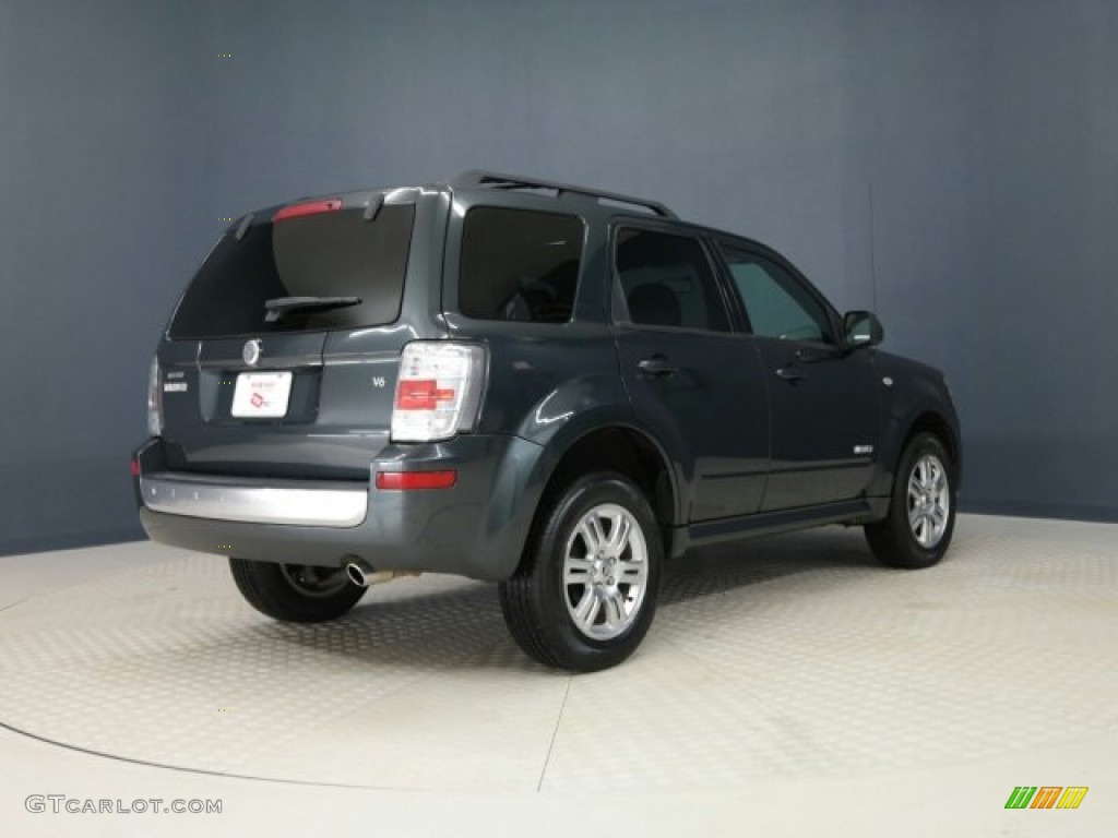 2008 Mariner V6 - Tungsten Grey Metallic / Black photo #8