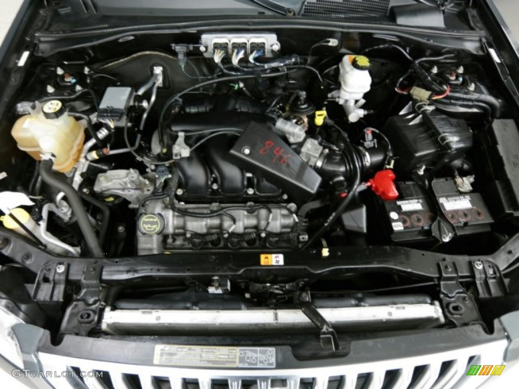 2008 Mariner V6 - Tungsten Grey Metallic / Black photo #23