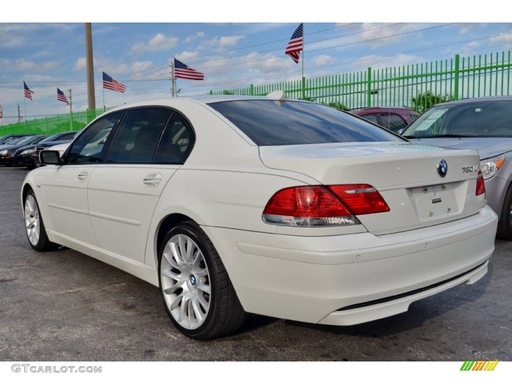 Alpine White 2008 BMW 7 Series 750Li Sedan Exterior Photo #101746470
