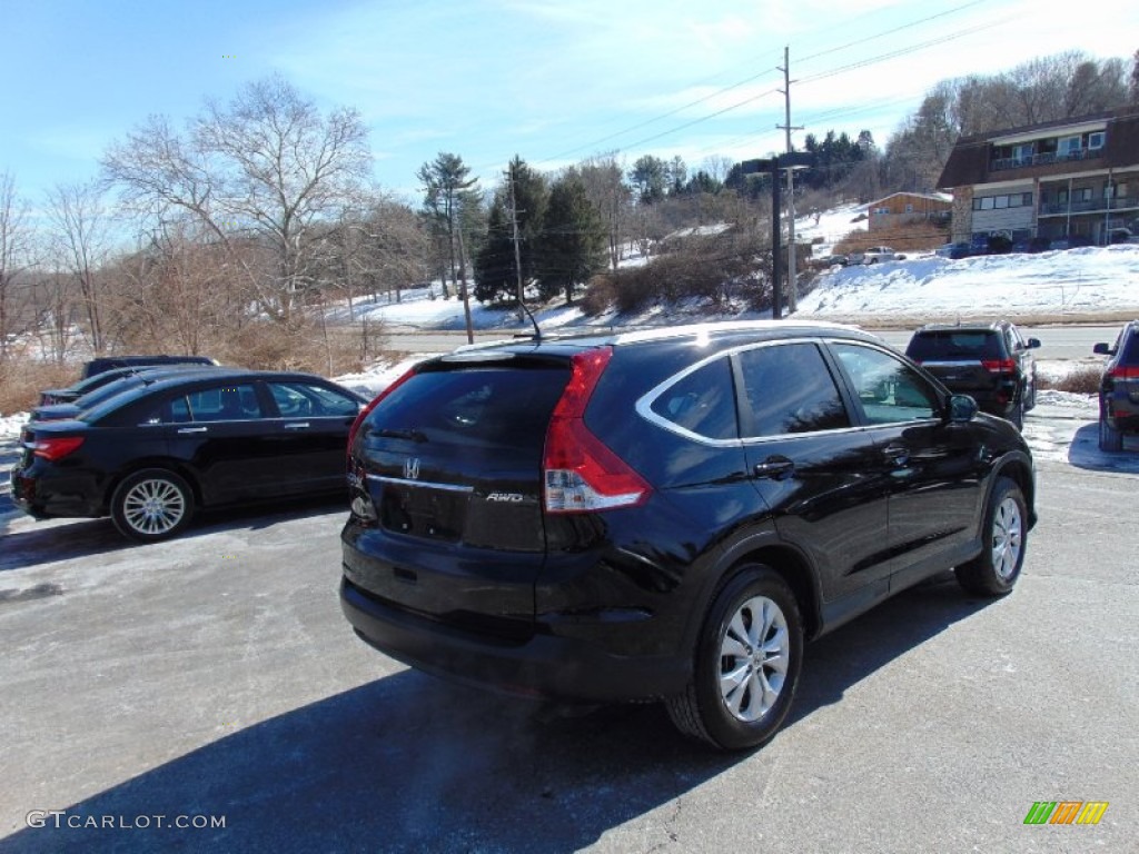 2014 CR-V EX-L AWD - Crystal Black Pearl / Black photo #3