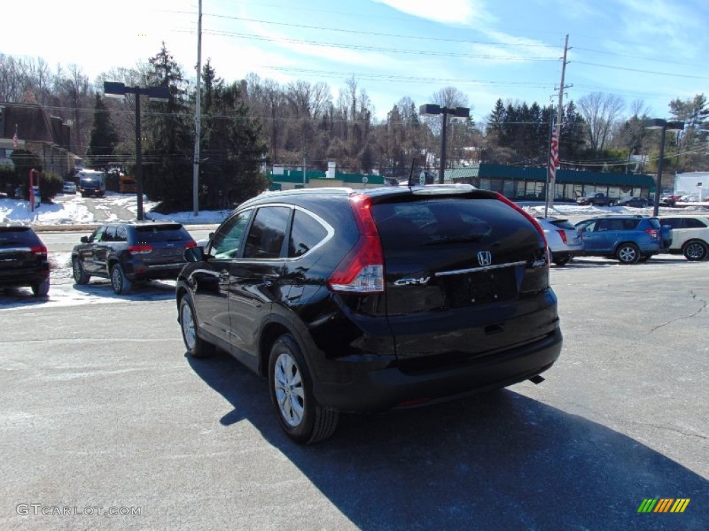 2014 CR-V EX-L AWD - Crystal Black Pearl / Black photo #5