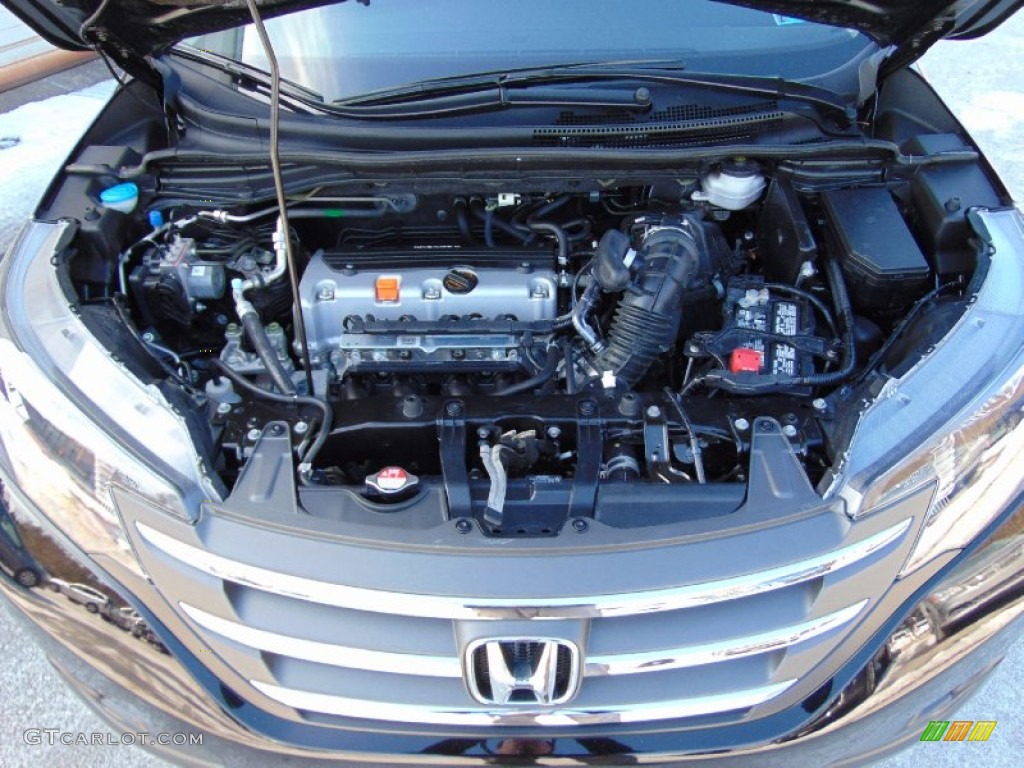 2014 CR-V EX-L AWD - Crystal Black Pearl / Black photo #10