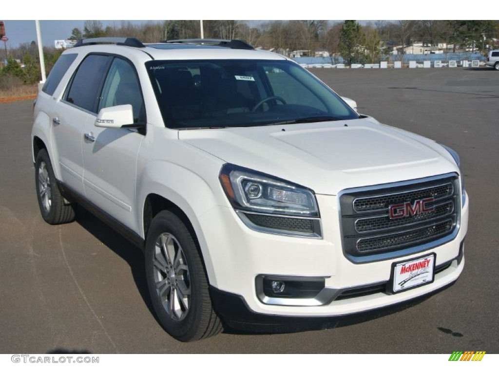 2015 Acadia SLT - Summit White / Ebony photo #1