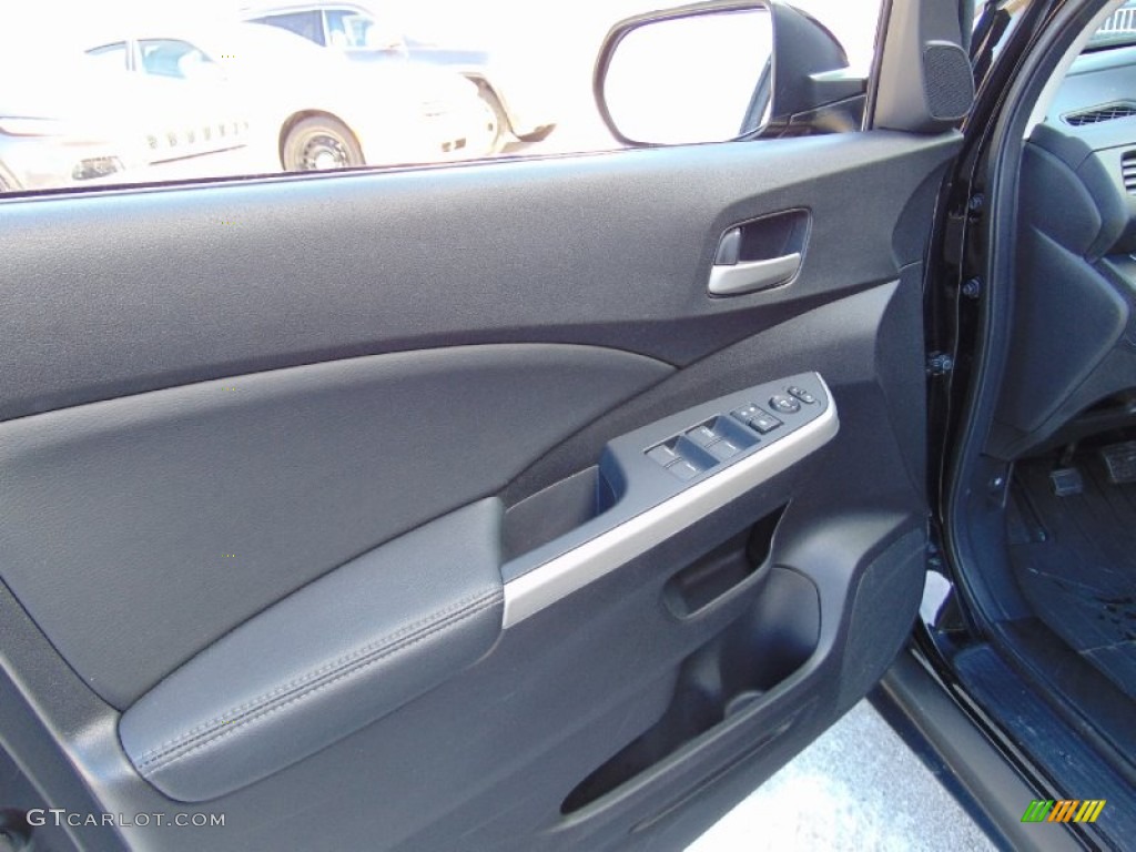 2014 CR-V EX-L AWD - Crystal Black Pearl / Black photo #13