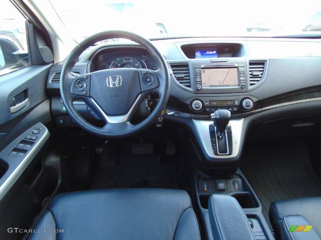 2014 CR-V EX-L AWD - Crystal Black Pearl / Black photo #16