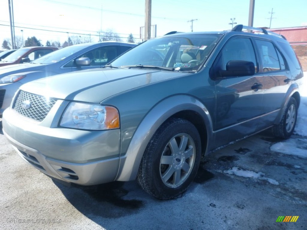 2006 Freestyle SE AWD - Titanium Green Metallic / Shale Grey photo #3