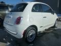 2013 Bianco (White) Fiat 500 Lounge  photo #2