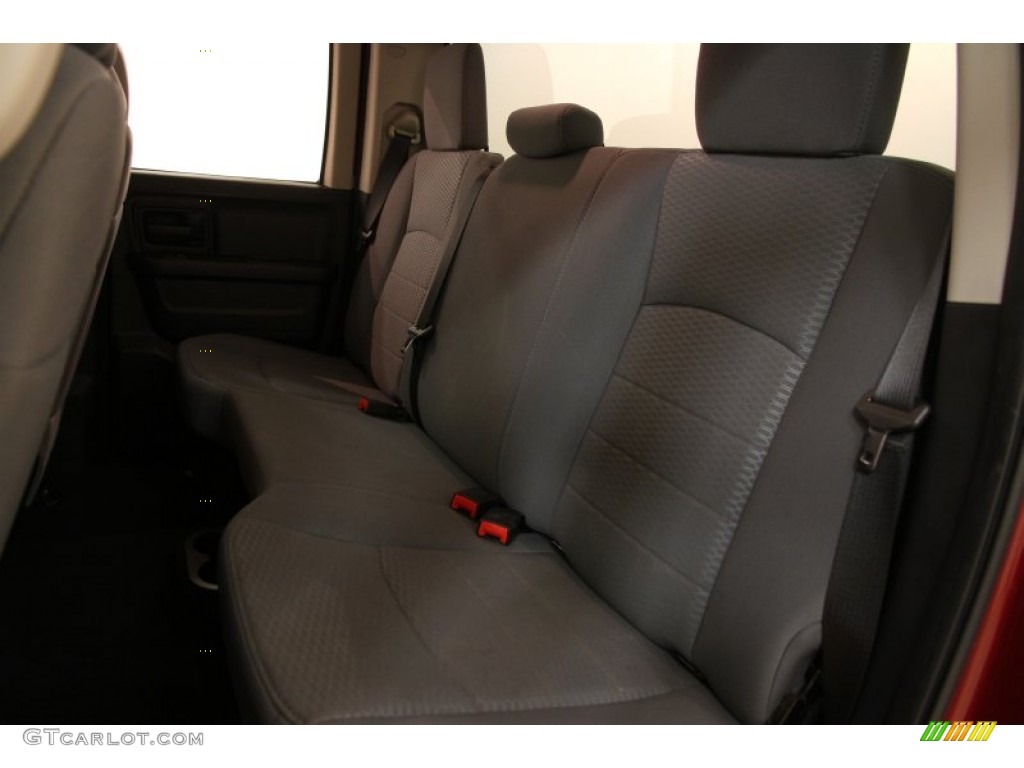 2014 1500 Express Quad Cab 4x4 - Deep Cherry Red Crystal Pearl / Black/Diesel Gray photo #11