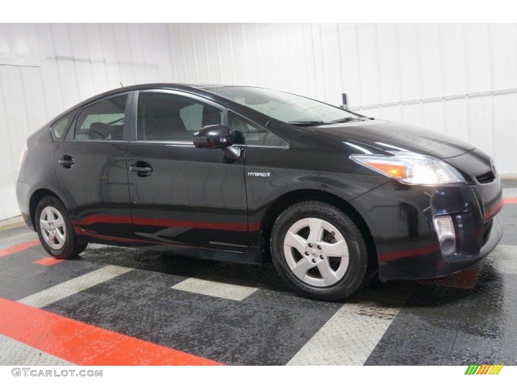 2010 Prius Hybrid IV - Black / Misty Gray photo #6