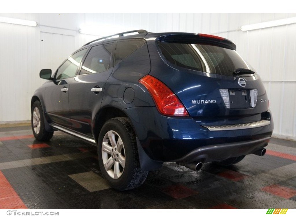 2006 Murano SL AWD - Midnight Blue Pearl / Cafe Latte photo #10