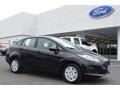 2015 Tuxedo Black Metallic Ford Fiesta S Sedan  photo #1