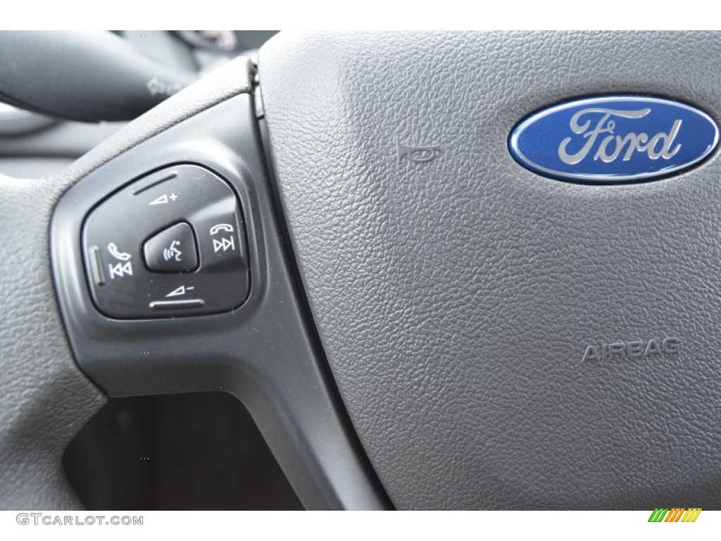 2015 Fiesta S Sedan - Tuxedo Black Metallic / Charcoal Black photo #16