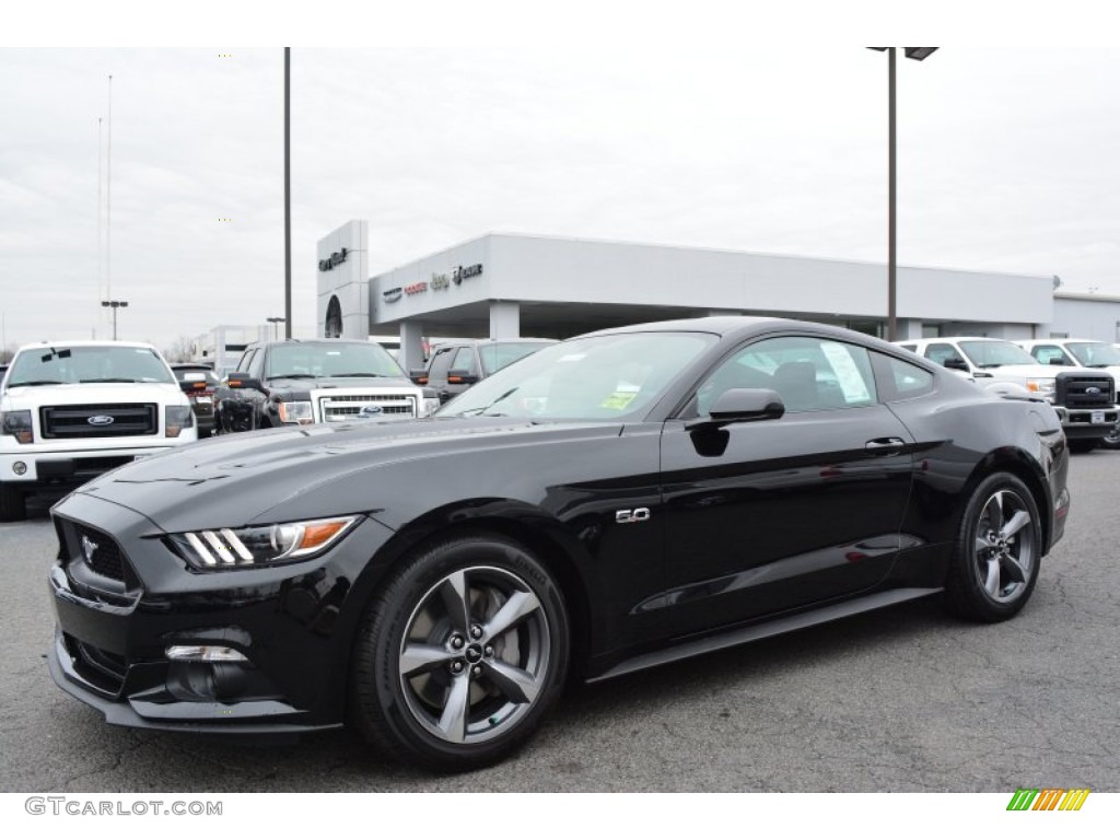 2015 Mustang GT Premium Coupe - Black / Ebony photo #3