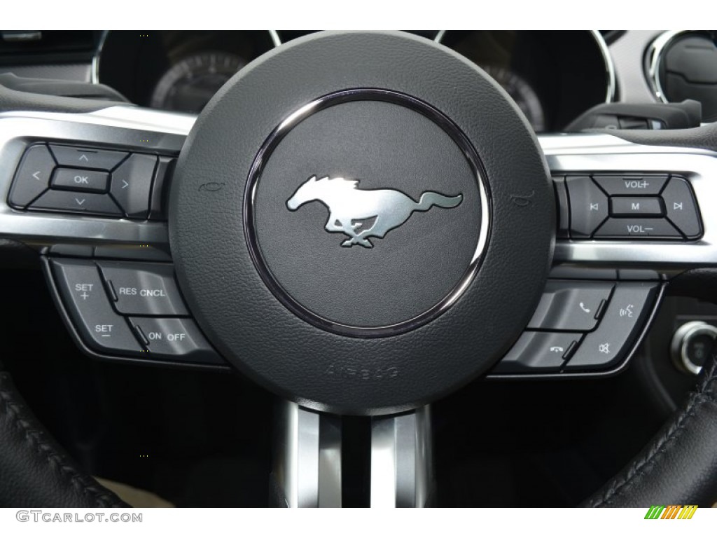 2015 Mustang GT Premium Coupe - Black / Ebony photo #14