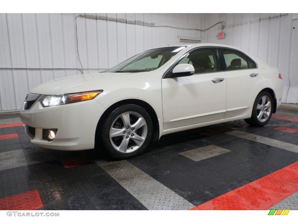 Premium White Pearl 2009 Acura TSX Sedan Exterior Photo #101757168