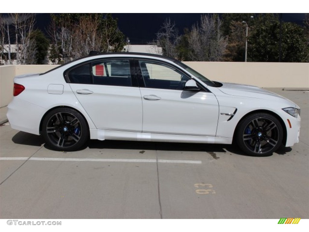 Alpine White 2015 BMW M3 Sedan Exterior Photo #101759094
