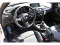 Black 2015 BMW M3 Sedan Interior Color