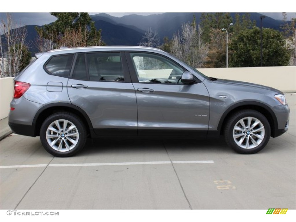 2015 X3 xDrive28i - Space Grey Metallic / Black photo #2