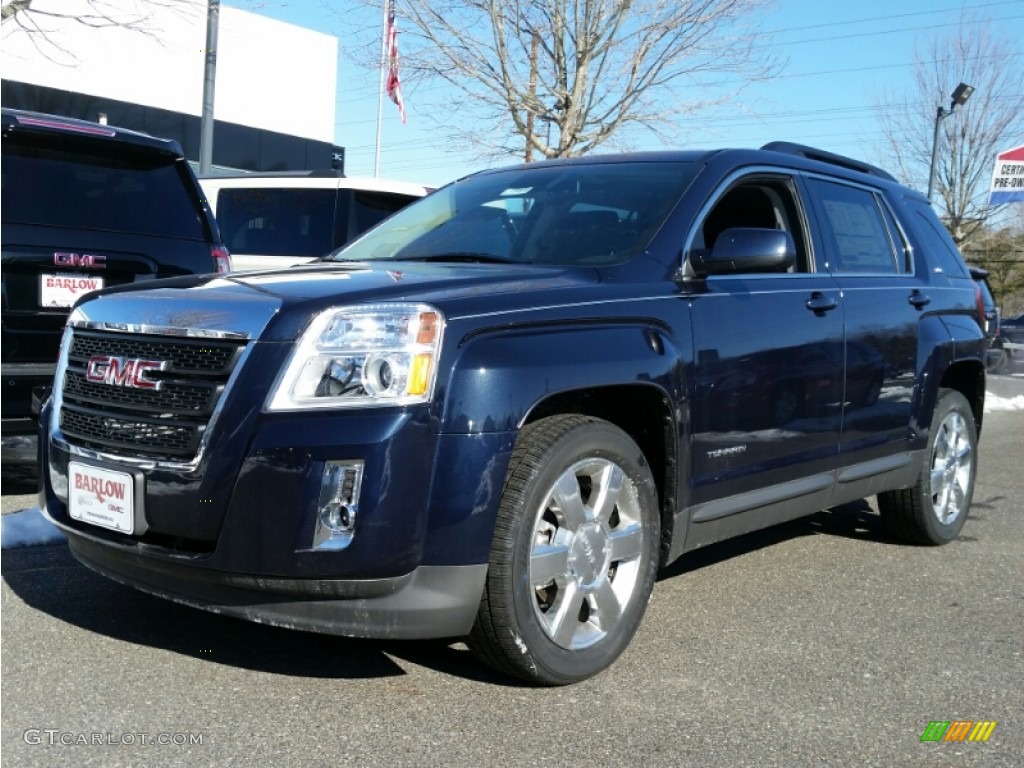 2015 Terrain SLE - Dark Sapphire Blue Metallic / Light Titanium photo #1