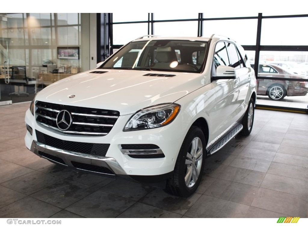 Polar White 2015 Mercedes-Benz ML 250 BlueTEC 4Matic Exterior Photo #101762262