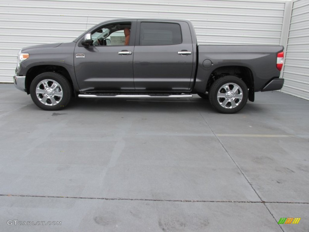 2015 Tundra 1794 Edition CrewMax 4x4 - Magnetic Gray Metallic / 1794 Edition Premium Brown Leather photo #6