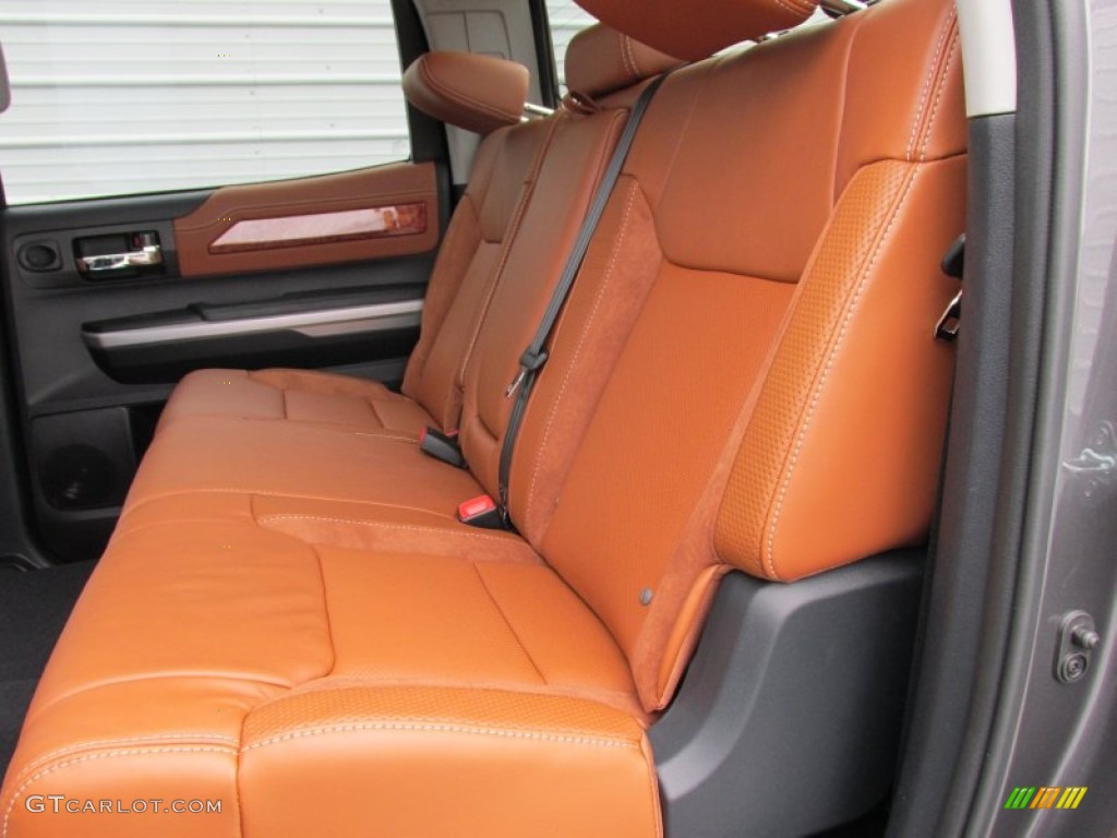 1794 Edition Premium Brown Leather Interior 2015 Toyota Tundra 1794 Edition CrewMax 4x4 Photo #101764230