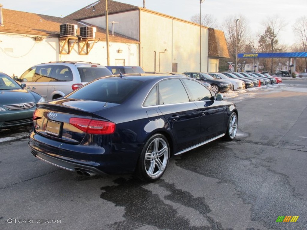2013 S4 3.0T quattro Sedan - Moonlight Blue Metallic / Black photo #4