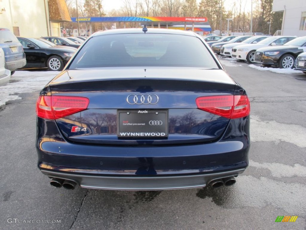 2013 S4 3.0T quattro Sedan - Moonlight Blue Metallic / Black photo #5