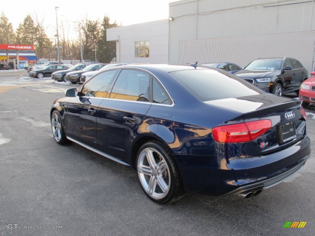 2013 S4 3.0T quattro Sedan - Moonlight Blue Metallic / Black photo #6