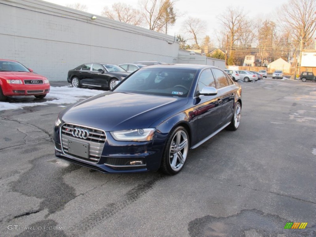 2013 S4 3.0T quattro Sedan - Moonlight Blue Metallic / Black photo #8