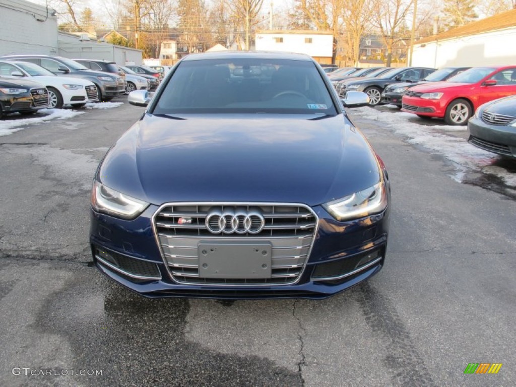 2013 S4 3.0T quattro Sedan - Moonlight Blue Metallic / Black photo #9