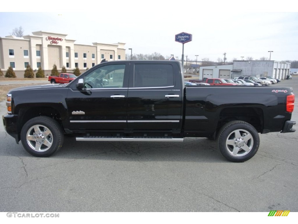 2015 Silverado 2500HD High Country Crew Cab 4x4 - Black / High Country Saddle photo #3